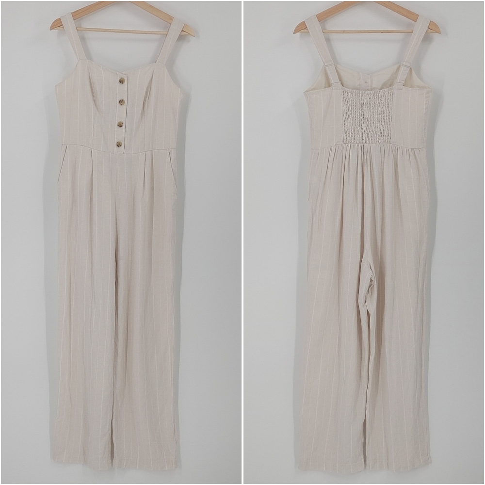 Old Navy Linen Blend Jumpsuit